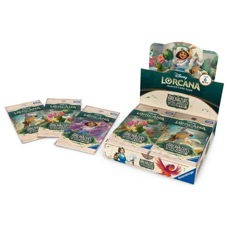 Disney Lorcana Archazia's Island Japanese Ver. Booster Pack Box TCG JAPAN