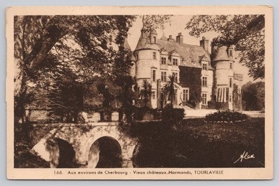 Chateau Des Ravalet Tourlaville Cherbourg Normandy France Postcard