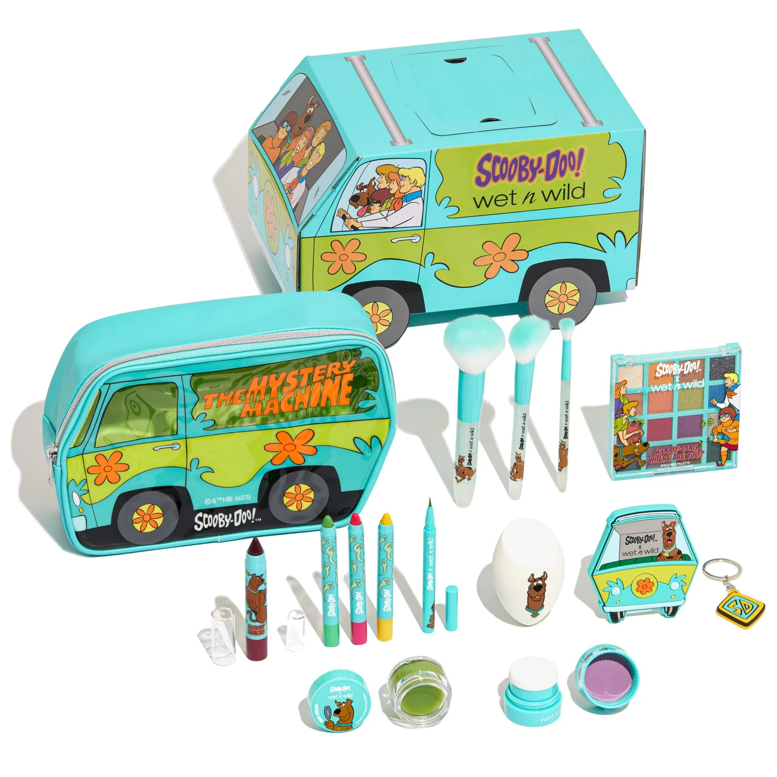 Scooby Doo Limited Edition PR - Makeup Set with Versatile Brushes, Buildable ...