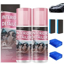 2PCS Polishing Cleaner Car Interior, 2026 Upgrade Car Interior Cleaner Spray..