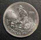 1984 Englehard the American Prospector Silver Round 1 Troy oz .999 Fine Silver
