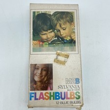 Sylvania Blue Dot Flashbulbs M2B Seven 7 Blue Bulbs