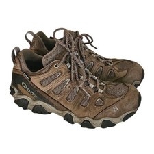 Oboz Sawtooth II Hiking Shoes Women 8.5 Brown Waterproof Low Top Lace Up Outdoor