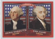 2008 Topps Historical Campaign Match-Ups George Washington John Adams 7iu