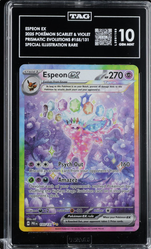 Espeon ex graded TAG 10 for sale on eBay