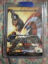 MTG Marvel Super Heroes First Avenger Captain America #0088 Borderless Regular 