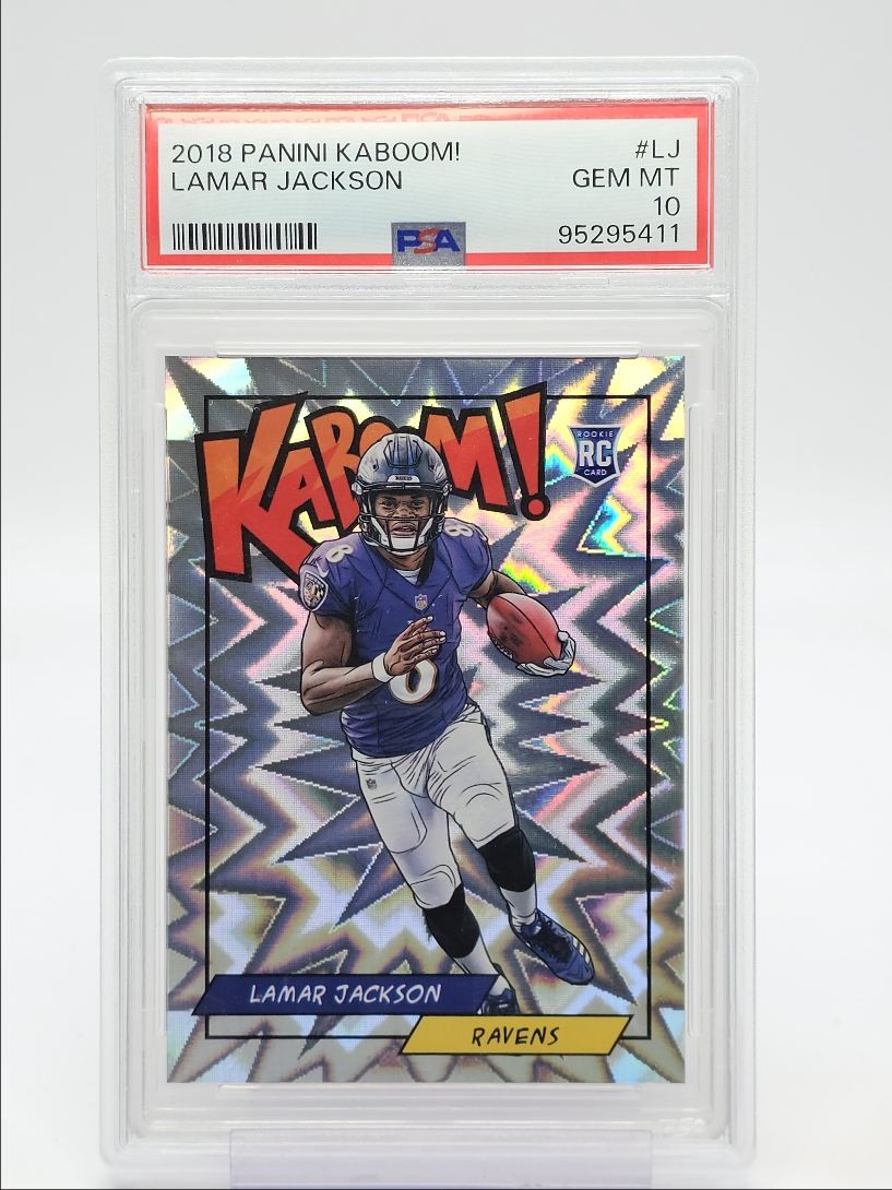 Lamar Jackson Panini Kaboom! #LJ Base