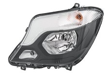 Image of HELLA 1ED 011 030-111 Headlight Left Halogen FF W5W PY21W W21W H7/H7 12V