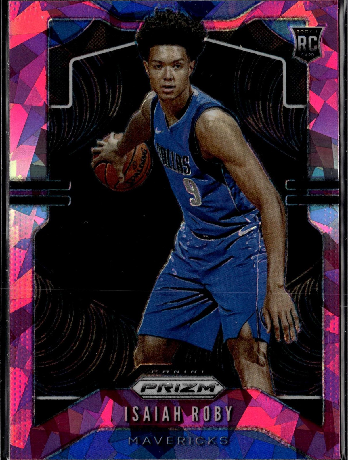 2019-20 Panini Prizm #283 Isaiah Roby Prizms Pink Ice