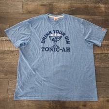 Homage Adam Sandler T Shirt Tee Mens 3XL Gin Hanukkah Song Blue Made In USA