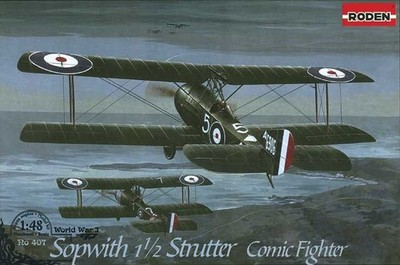 Roden 407 - 1:48 Sopwith 11/2 Strutter Comic fighter  - Neu