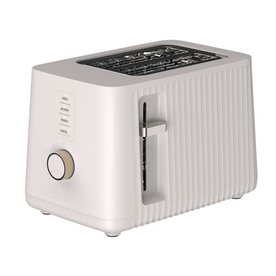 Thyme & Table 2 Slice Toaster Extra Wide Slots 900W Sand White