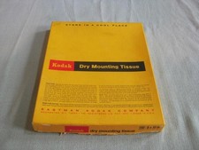 Vintage Kodak Dry Mounting Tissue, 8" x 10"