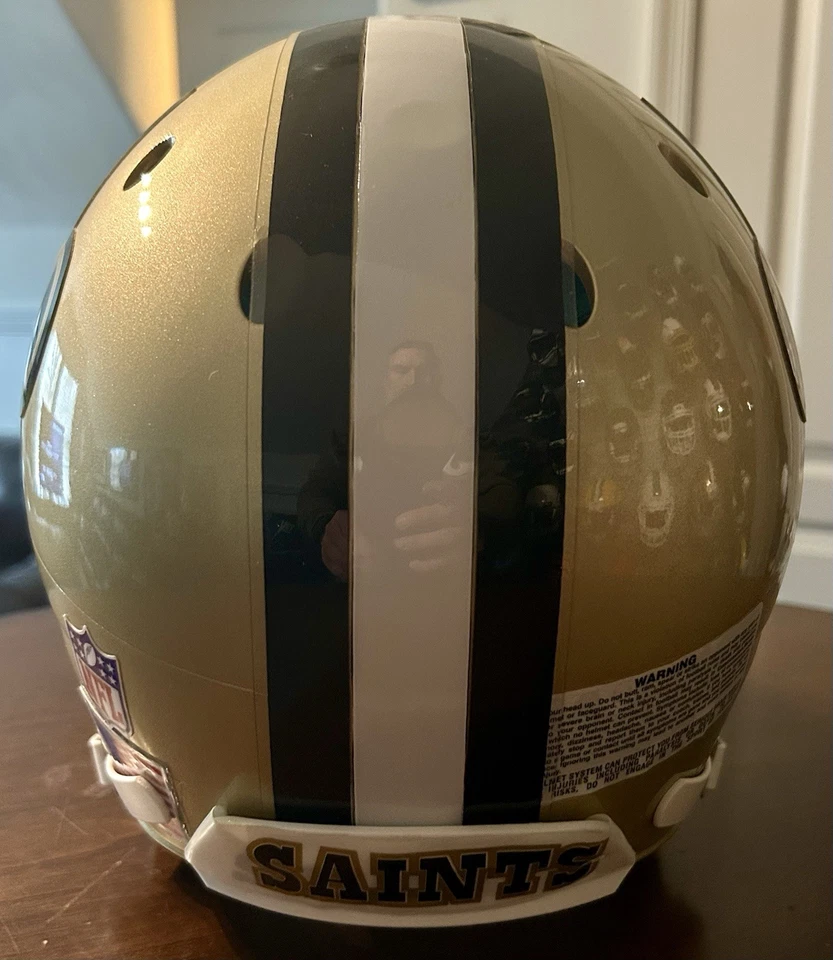 Nuevo Casco de Fútbol Americano Tamaño Completo Auténtico New Orleans Saints Schutt Air XP Adulto L Foto 4 de 4