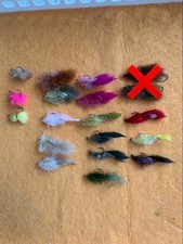 Heart Design Light Wing JH Fishing Lure Accessories, Used, 13 Pieces