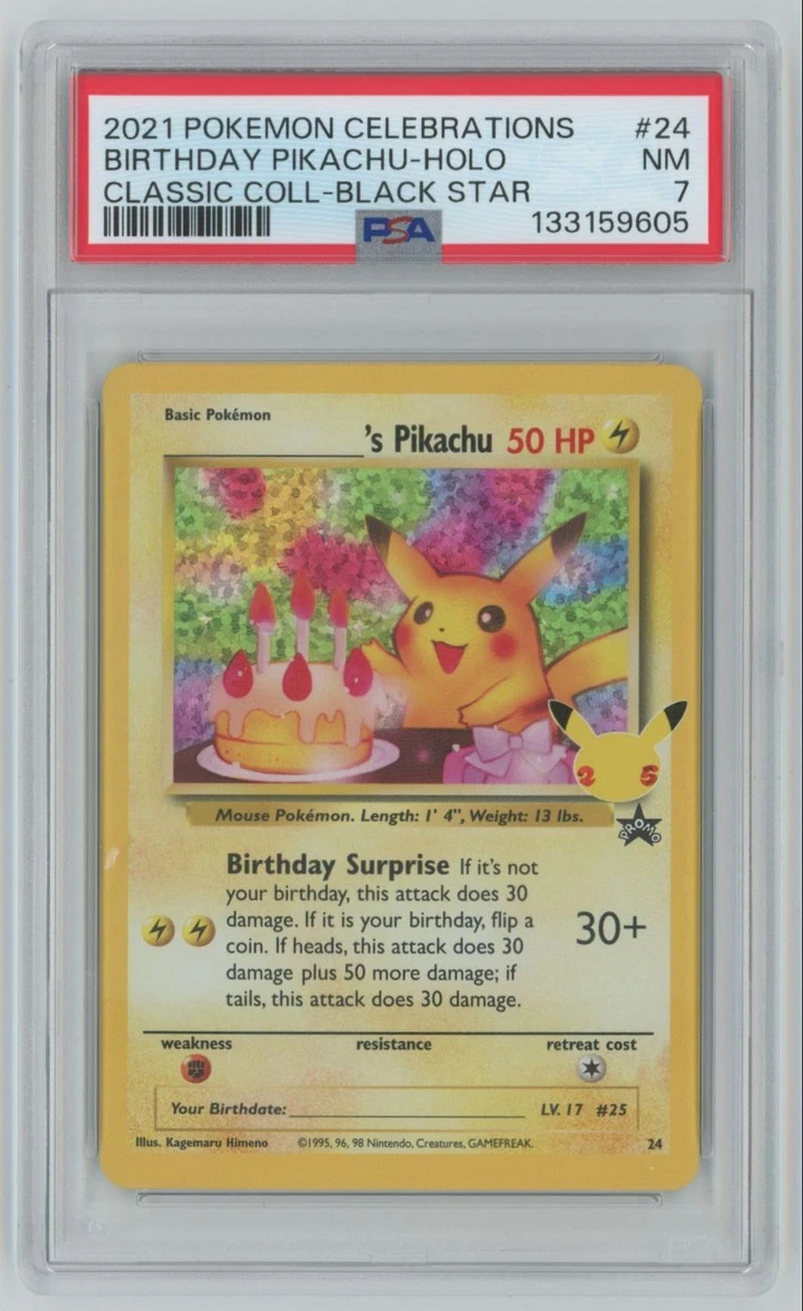 Pikachu Pokémon TCG Professional Sports Authenticator (PSA) Grade