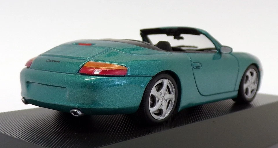 Atlas Editions escala 1/43 7 114 017 - 1999 Porsche 911 Carrera - verde met - Imagem 2 de 4