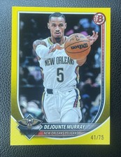 2025-2026 Bowman NBA Dejounte Murray Yellow /75
