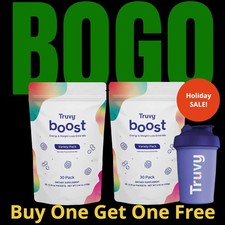 Truvy Boost Drink Variety Bogo - 2 Pack Shaker Bottle Included