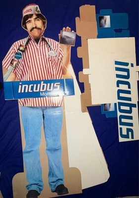 vintage 2001 Incubus Morning View PROMO STANDEE CD DISPLAY POSTER 5ft tall