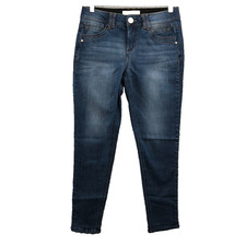 Democracy Ab Technology Jeans Womens 4 Blue Denim Stretch Skinny Leg Mid Rise