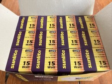 12-Pack Sunlite 15A15-CL Clear Appliance Bulb - 15W 120V A15 Medium E26 Base
