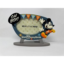 Disney World Mickey Mouse OH BOY Photo Picture Frame Holds 4 x 6 picture