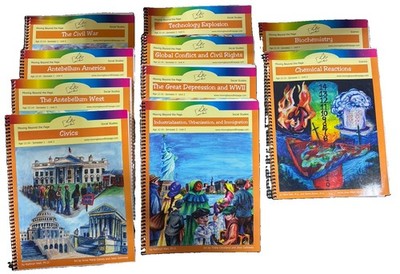Moving Beyond the Page Age 12-14 Homeschool Lot 10 Social Studies/Science