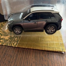 Toyota RAV4 1/43 Scale Model Gray/White with Original Box, Diecast Car
