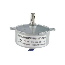 TYC-50 Synchronous Motor 110V AC 29/35RPM CW/CCW Gear Motor 4W for Fireplace