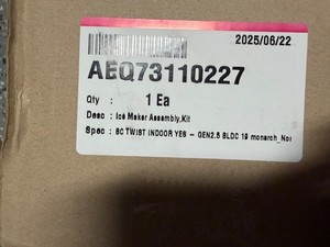 LG Ice Maker As AEQ73110227 NEW OEM ORIGINAL