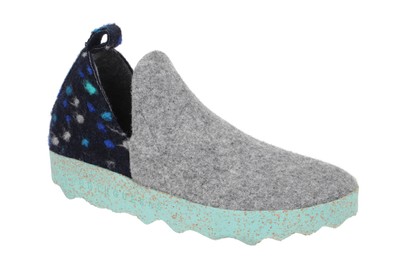 Asportuguesas Schuhe CITY L grau Damenschuhe bequeme Slipper P018086006 NEU
