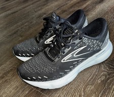 Brooks Glycerin GTS 20 Black White Running Shoes Sneakers Women  s Size 9 Used
