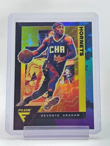 DEVONTE' GRAHAM 2020-21 PANINI FLUX LUNAR ECLIPSE PRIZM #22 /25 HORNETS Q7286