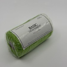 Apple Green Basic Mesh Ribbon 5.5 in x 30 Feet Hobby Lobby Floral Crafts