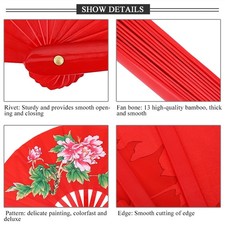 :Tai Chi Fan Bamboo Fan Natural Bamboo For Dance For Tai Chi Trainin