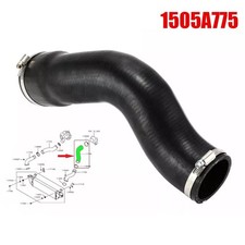 TURBO LADELUFTSCHLAUCH F&Uuml;R FIAT MITSUBISHI L200 TRITON 2.4 DI-D #1505A775 NEU