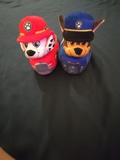 Paw Patrol Marshall Chase Toddler Boy Size 9-10 Plush Slippers and Robe