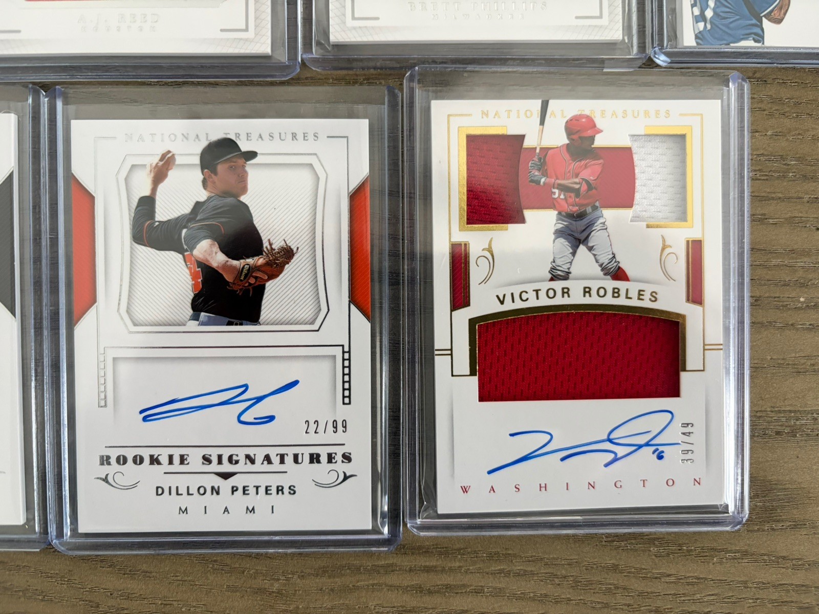 National Treasures Baseball Lot (18) 2014-2018 #/99 /49 GU Auto Relic RCs READ view 7