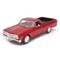 Chevrolet El Camino 1965 Metallic Red 1:25 Maisto Auto Stradali -D- Neues Modell
