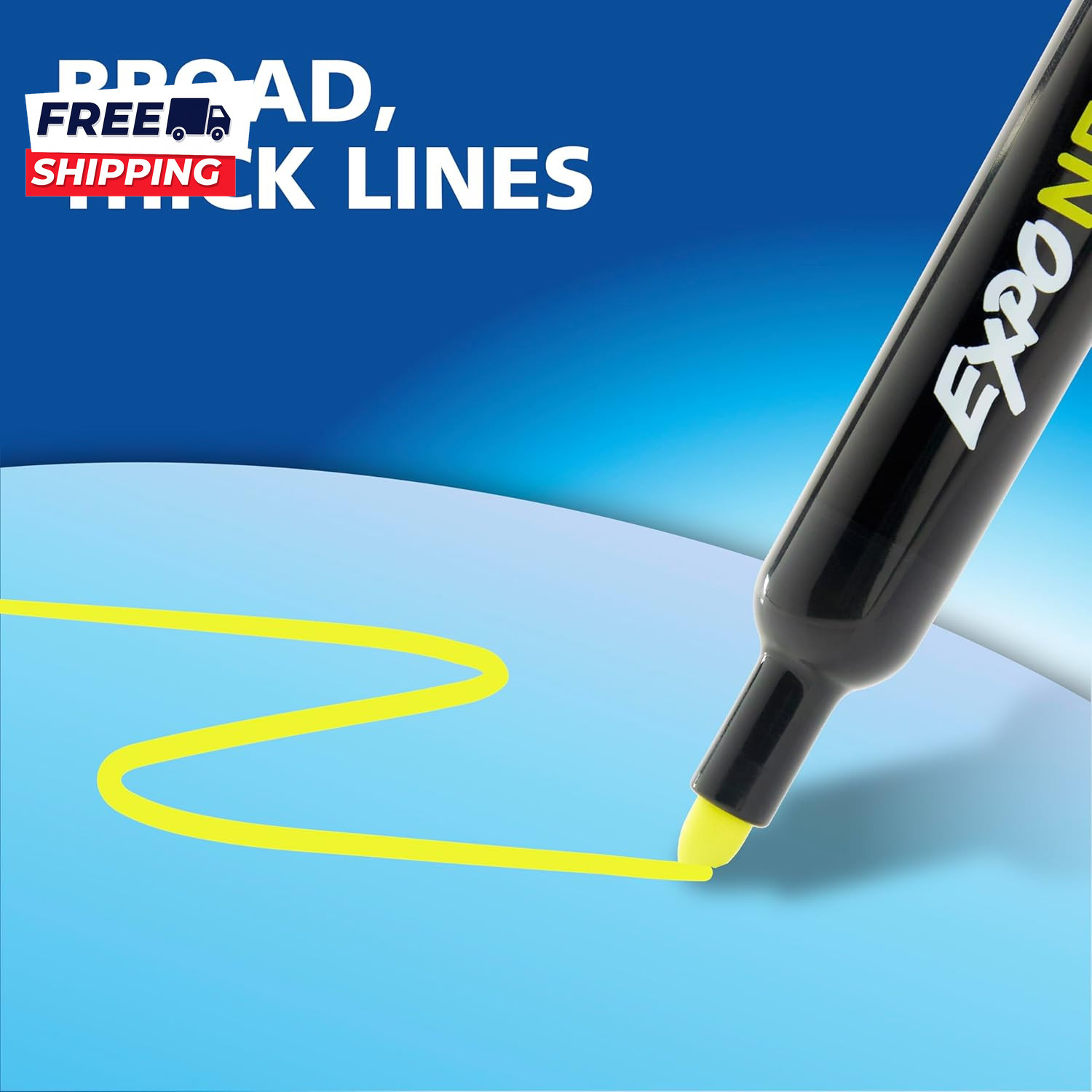 Neon Dry Erase Markers Bullet Tip Assorted Colors 5 Count