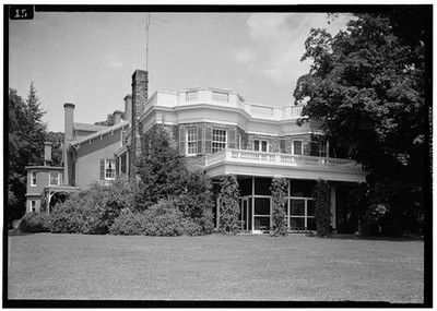 Photo:Springwood Hyde Park NY 1941 Exterior Full View South Estate Mansion