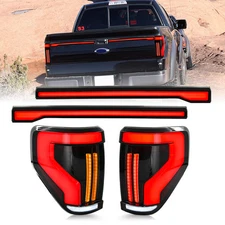 LED Tail Lights For Ford F-150 2009-2014 Full-Width Tail Lamp Sequential Turn