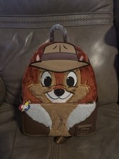 Loungefly Disney Chip 'n Dale: Rescue Rangers - Faux Fur Chip NWT