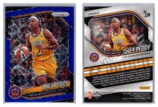 Shey Peddy Blue Velocity Prizm 2025 Panini Prizm WNBA #136 Los Angeles Sparks