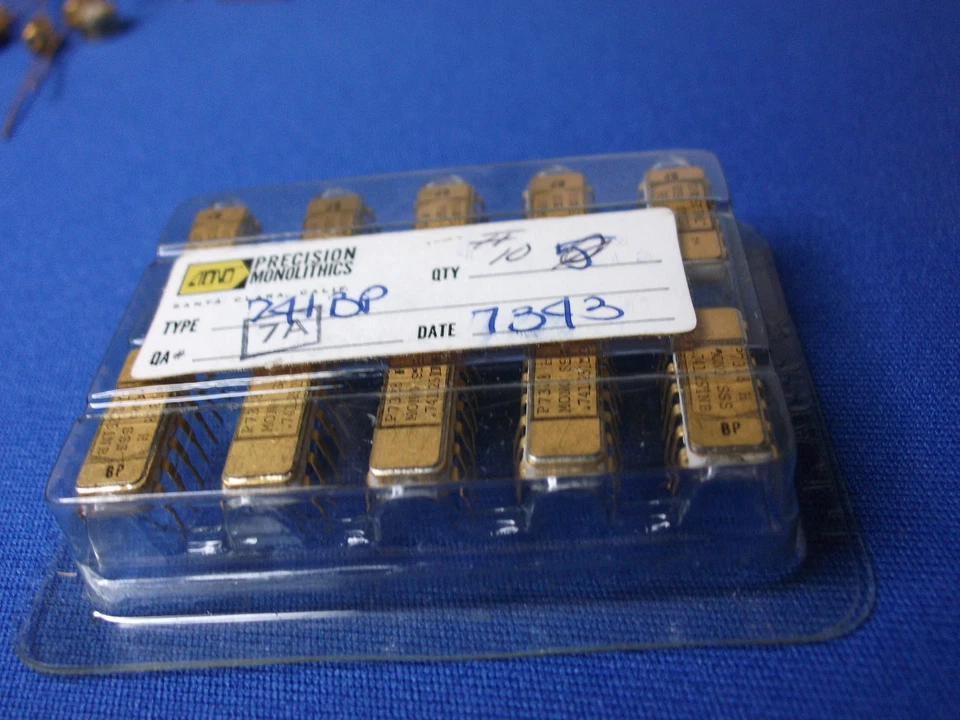 741BP PRECISION MONOLÍTICA LM741J ORO 14 PINES NUEVO DE COLECCIÓN DC7343 ORIGINAL RARO Foto 2 de 4