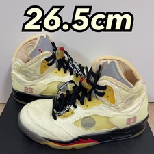Size 8.5 - Jordan 5 SP x Off-White Mid Sail for sale online | eBay