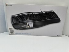 Microsoft Natural Ergonomic 4000 USB Wired Keyboard Model 1048 B2M-00012 , New