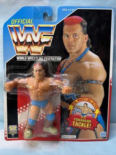 Vintage WWF Hasbro Tatanka Wrestling Figure WWE...
