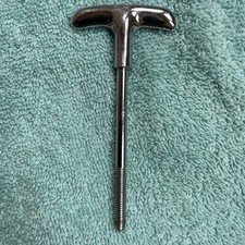 One Vintage 60s Premier Bass Drum T Tension Rod - 4 1/4  Tip to Tip, 3  Shaft